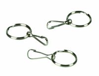 HealthSmart Zipper Ring Pulls Zipper Tabs For Clothing, Zipper Assist, 3 Count, 1 Inch Diameter