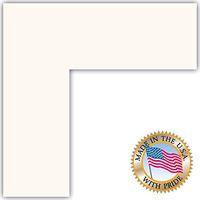 14x24 Smooth White / Super White Custom Mat for Picture Frame with 10x20 opening size (Mat Only, Frame NOT Included)