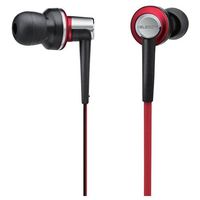 ELECOM EHP-C3560 Series - 10.7mm Driver Unit- Innerear Type Stereo Headphones - EHP-C3560RD Red