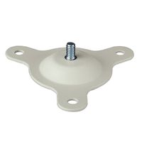 PanaVise 860W CCTV Tri-Foot Base (White, Cream)