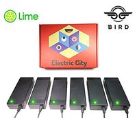 Lime Scooter Charger 6-Pack | Bird, Lime-S, Mijia M365, Segway Ninebot Es4, Es2, Es1 Compatible.