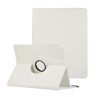 2018 iPad Pro Case 11 Inch, YiMiky Lightweight 360 Degrees Rotating Tablet Cover Lightweight Slim Fit PU Leather Case with Stand Feature Case Cover for iPad Pro 11 inch 2018 Release - White