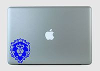 SimplyVinylized Alliance Crest Inspired by World of Warcraft Vinyl Decal Sticker Blue