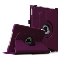 Fintie Rotating Case for iPad Mini 3/2 / 1-360 Degree Rotating Smart Stand Protective Cover with Auto Sleep/Wake for iPad Mini 1 / iPad Mini 2 / iPad Mini 3, Purple