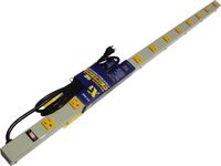 4 ft 12 Outlet Metal Power Strip, Beige