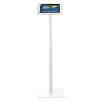 Samsung Galaxy Tab 10.1 3/4 Floor Stand with Weighted Base with Exposed Home Button and Exposed Camera White S Line Series by Padholdr