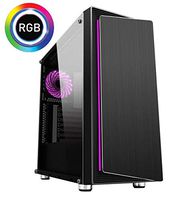 Centaurus Andromeda A7 Gaming Computer - AMD Ryzen 5 3600 Six Core 4.0GHz OC, 16GB DDR4 RAM, Nvidia RTX 2060 6GB, 500GB SSD + 2TB HDD, Windows 10 Pro, WiFi. Custom PC with Overclocked CPU, RGB, Glass