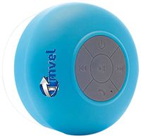 Tmvel Wireless Bluetooth Waterproof Shower Speaker with Dedicated Suction Cup - Retail Packaging - Blue