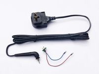 GHD Black MK3 Compatible Power Cable and Cable Connector - US Plug