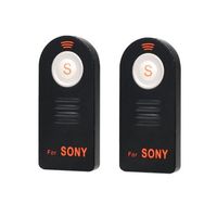 Foto&Tech 2 PCS IR Wireless Shutter Release Remote Control Compatible with Sony Alpha A33, A55, A99, A900 A700 A580 A560 A550 A500 A450 A390 A330 A230 DSLR Cameras, NEX-7 NEX-6 NEX-5 Compact Cameras