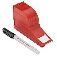 3M SLS Plastic Self Laminating Write-On Wire Marker Dispenser With Tape and Pen 1 Inch x 2.125 Inch Marker 1/2 Inch Write-On Area White Legend Blank ScotchCodeTM
