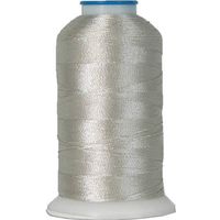 Threadart Polyester Machine Embroidery Thread By the Spool - No. 426 - Silver - 1000M - 40wt - 220 Colors Available