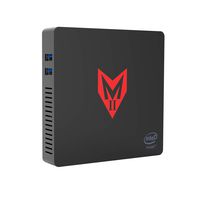 MII-V Mini PC Desktop License Windows 10 Multimedia Office Computer, 4GB Ram 64GB SSD, HDMI+VGA Dual Display, Intel Apollo Lake Celeron J3355 VESA Mount,Dual WiFi