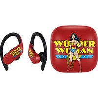 Skinit Decal Audio Skin for PowerBeats Pro - Officially Licensed Warner Bros Wonder Woman Portrait Design