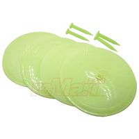 Yeah Racing 20cm Road Disks Light Green (4pcs) #YA-0120V2LG