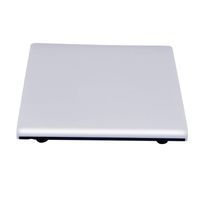 LiboboSlim External USB 3.0 DVD Writer Drives Burner Reader Player for Laptop PC (White)