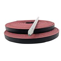 TOFL Highland Group, Baseball and Softball Glove Lace Kit, 2 Leather Laces, Leather Lacing Needle (Red-Black)