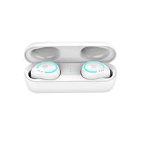 Perfuw True Wireless Earbuds, Wireless Hi-Fi 5.0 Earbuds, Mini Noise Cancelling Truly TWS in-Ear Headphones Built-in MIC, 8D Stereo Sound IPX7 Auto-Pair Earbuds, USB-C & 2000mAh Qi Charging Case