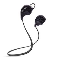 MIXTRONIX Bluetooth Wireless Headphones, 4.1 Noise Cancelling Sports Stereo Headset, Sweatproof Earbuds with Mic, Secure Fit Sport Running Earphones