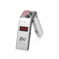 A2DP Bluetooth Car Kit FM Transmitter Wireless FM Modulator HandsFree MP3 Audio Player Support USB TF AUX Silver