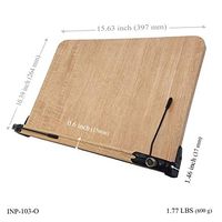 BestBookStand INP-103-O Patented Ergonomic Premium Book Stand (Bookstand/Bookstands/Holder/Cookbook/Music)