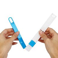 Value-5-Star - 2 In 1 Screen Keyboard Drawer Wardrobe Corner-Gap Dust Removal Cleaning Brush Window Slot Brush Dustpan Multi-function Tool
