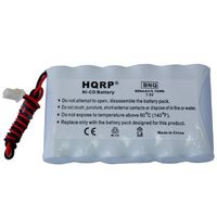 HQRP Battery for ADT Safewatch LYNXCHKITSC LYNXCHKIT-SC Replacement + HQRP Coaster
