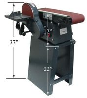 6 x 9 Disc Belt Vertical Horizontal Sander w/Stand
