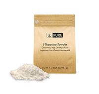 L-Theanine Powder (4 oz, 1/8 TSP per Serving) by Pure Organic Ingredients, 100% Pure & High Quality, Immunity Boosting, All-Natural, Non-GMO, Gluten-Free, Eco-Friendly Packaging