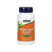 NOW Supplements, Olive Leaf Extract 500 mg, Free Radical Scavenger*, 60 Veg Capsules