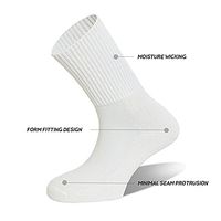 Transform Unisex Diabetic Edema Compression Therapy Crew Socks for Improved Blood Circulation (3)
