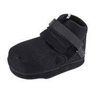 Healifty Post Op Broken Toe Shoe Medical Walking Boot Adjustable Post Injury Surgical Foot Cast Square Toe Orthopedic Support Brace for Broken Bone Fracture Recovery (L)