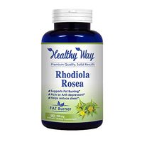 Healthy Way Pure Rhodiola Rosea Supplement -180 Capsules 900mg Improves Energy, Brain Function & Stress Relief - Non-GMO USA Made