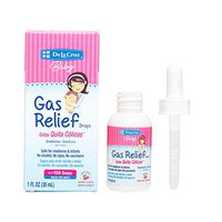 De La Cruz Gas Relief Drops for Infants (Quita Colicos), Natural Cherry Flavor, No Dyes, Alcohol, Saccharin or Artificial Colors, Made in USA 1 FL. OZ. (1 Bottle)