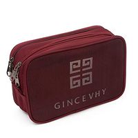 F&W WF Makeup Bag - New Portable Simple Girl Large Capacity Fashion Multi-Function Storage Bag (Color : Red)