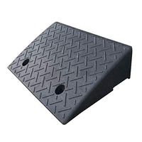 Threshold Ramps,Wheelchair Locomotive Truck Mat- School Shop Store Garage Ramps Slow Down Silent Pad Vehicle Ramps (Color : Black)