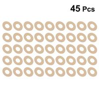 Healifty 45Pcs Self Adhesive Callus Cushions Oval Shaped Cushion Soft Foam Corn Pads Waterproof Toe and Foot Protectors