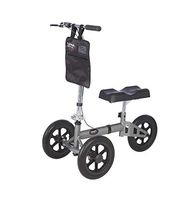 Lifestyle Mobility Aids Lightweight Folding Knee Walker with XL 12" All Terrain Wheels (Hammertone Gray)