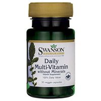 Swanson Daily Multivitamin Without Minerals 30 Veg Capsules