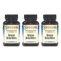 Swanson Bavarian Herbal Bitters 120 Caps 3 Pack