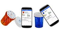 Jini Smart Weekly Pill Organizers (Pack of 2) with EZ-Minder - The Easiest Way to Setup Pill Reminders