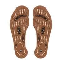 Weite Gel Insoles, 1 Pair Clear Magnetic Massage Shoe Insoles Gel Pad Therapy Acupressure Foot Care Pad Cushion for Men Women (Men's US 7.5-11, Women's US 6-9) (Men's US 7.5-11)