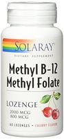 Solaray B-12 + Methyl Folate Lozenges, 60 Count