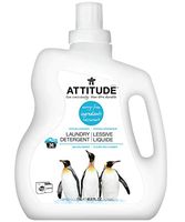 ATTITUDE Hypoallergenic Laundry Detergent, 2x Concentrated, Non-toxic, Vegan, Wildflowers, 60.8 Fluid Ounce, 36 Loads