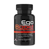 Ego Boost – Dietary Supplement – Regular Strength – Stamina Enhancer – Enhanced Virility and Vitality – High Energy Levels – Longer, Stronger and Harder – Ultimate Libido Booster (1 Capsule)