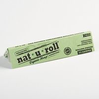 25 Packs Nat-U-Roll Organic Hemp King Size Rolling Paper + 1 XL Beamer Doob Tube + Beamer Smoke Sticker