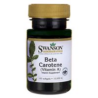 Swanson Beta-Carotene (Vitamin A) 10000 Iu (3000 mcg) 100 Sgels