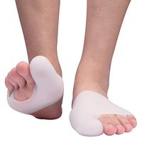 Gel Bunion Protector Sleeves - Metatarsal Pads for Men and Women – Pain Relief Toe Socks (2 Pairs)