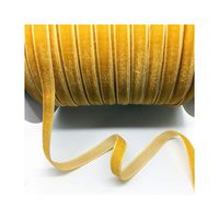 5 YardsRibbon Wedding Party Decoration Handmade Ribbon Gift Wrapping Hair Bows DIY Christmas Ribbon,Ginger Yellow