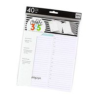 Daily Planning Sheets - 40 Pre-Punched Daily Pages - Hourly Breakdown Slots - Make Lists - Classic Size (Limited Edition)